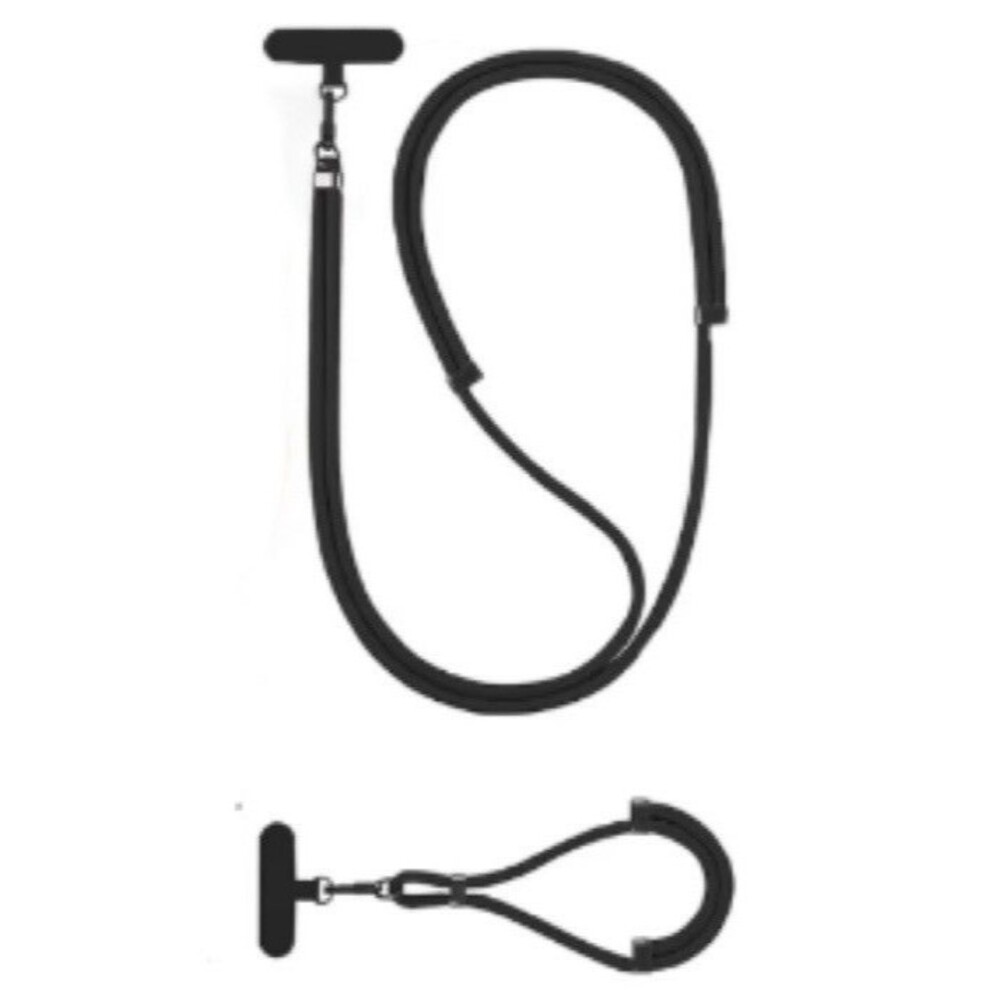 VVAAGG Cell Phone Lanyard New for Smartphone: Crossbody Strap and Wrist Black